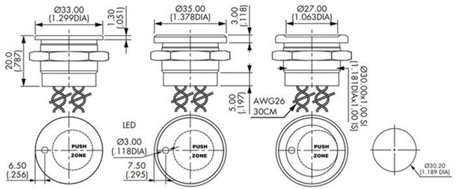 NC压电开关 NC压电开关