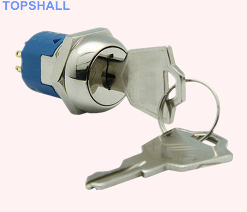 自锁钥匙开关