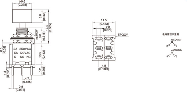 小型按钮开关 小型按钮开关