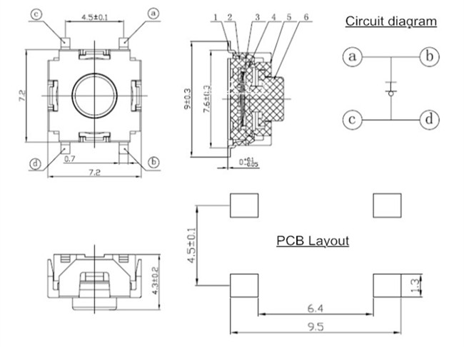 复位轻触开关 复位轻触开关