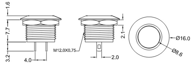 12mm按键开关 12mm按键开关