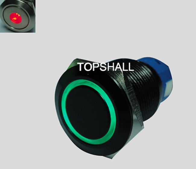 带灯金属按键开关 带灯金属按键开关