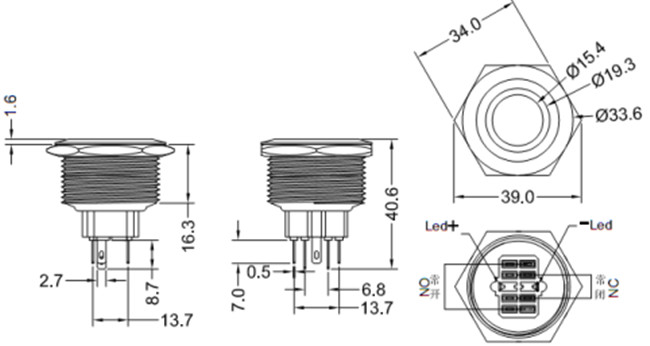 不锈钢开关 不锈钢开关